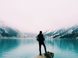 Озеро природа и человек