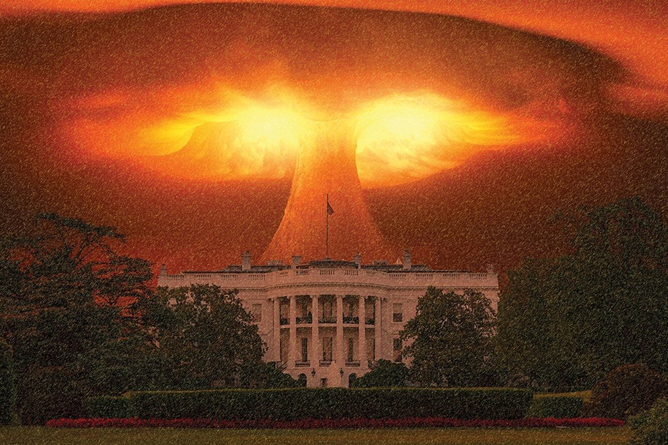 Где будет ядерный взрыв. Атомный взрыв над Вашингтоном. Атомный взрыв в Вашингтоне. Атомная бомба США белый дом. Атомный взрыв в Америке.