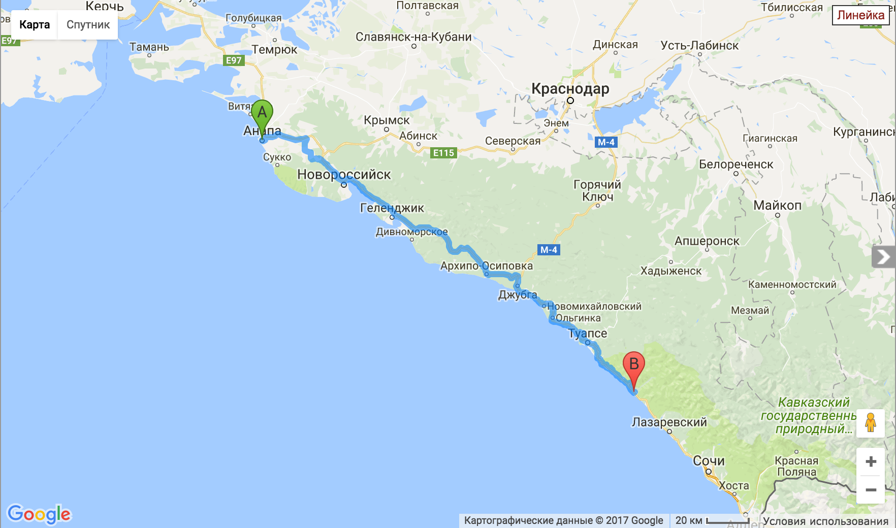 Расположение Геленджика на карте Черноморского побережья. Карта Черноморского побережья Краснодарского края от Анапы до Сочи. Ласточка джубга