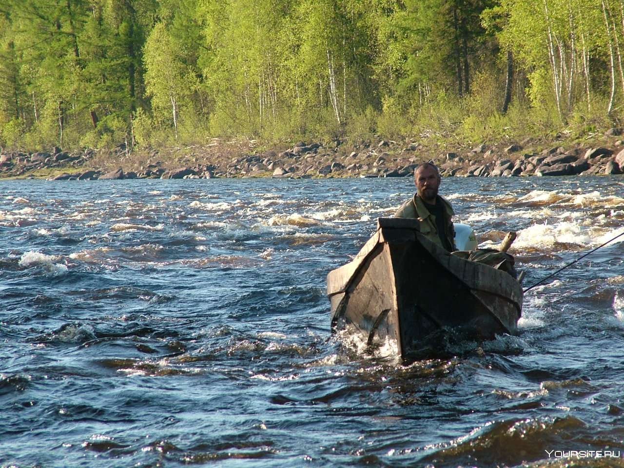 Тайга рыбалка на севере