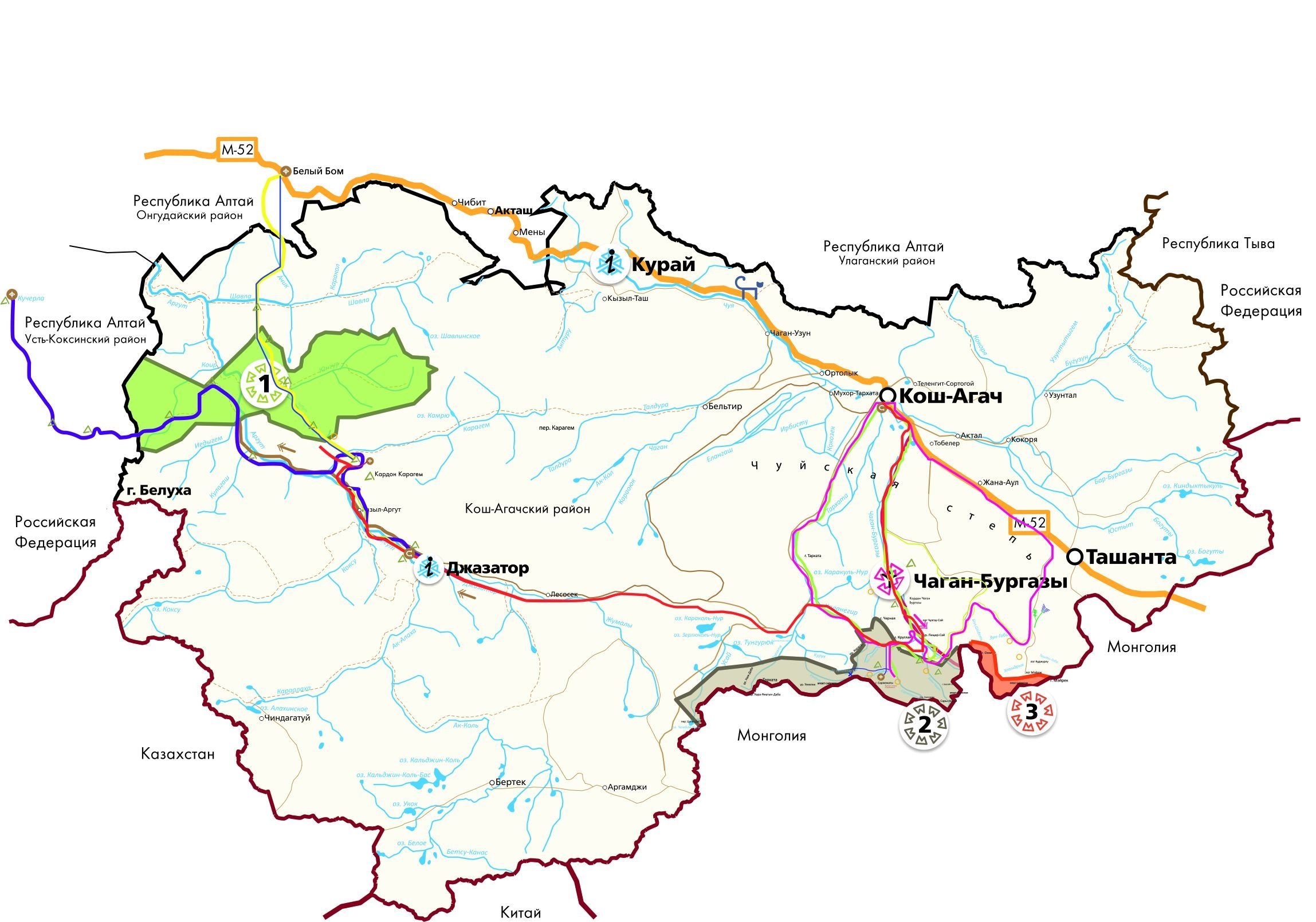 Местоположение горного алтая. Сайлюгемский национальный парк Республика Алтай на карте. Сайлюгемский нац парк карта. Сайлюгемский национальный парк границы. Кош-Агач Республика Алтай на карте.