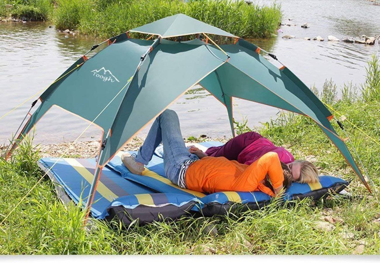 Палатка туристическая непромокаемая. Непромокаемый тент для палатки. Материал для палатки Водонепроницаемый. Автоматическая палатка на природе. Палатка COOLWALK 4 местная.