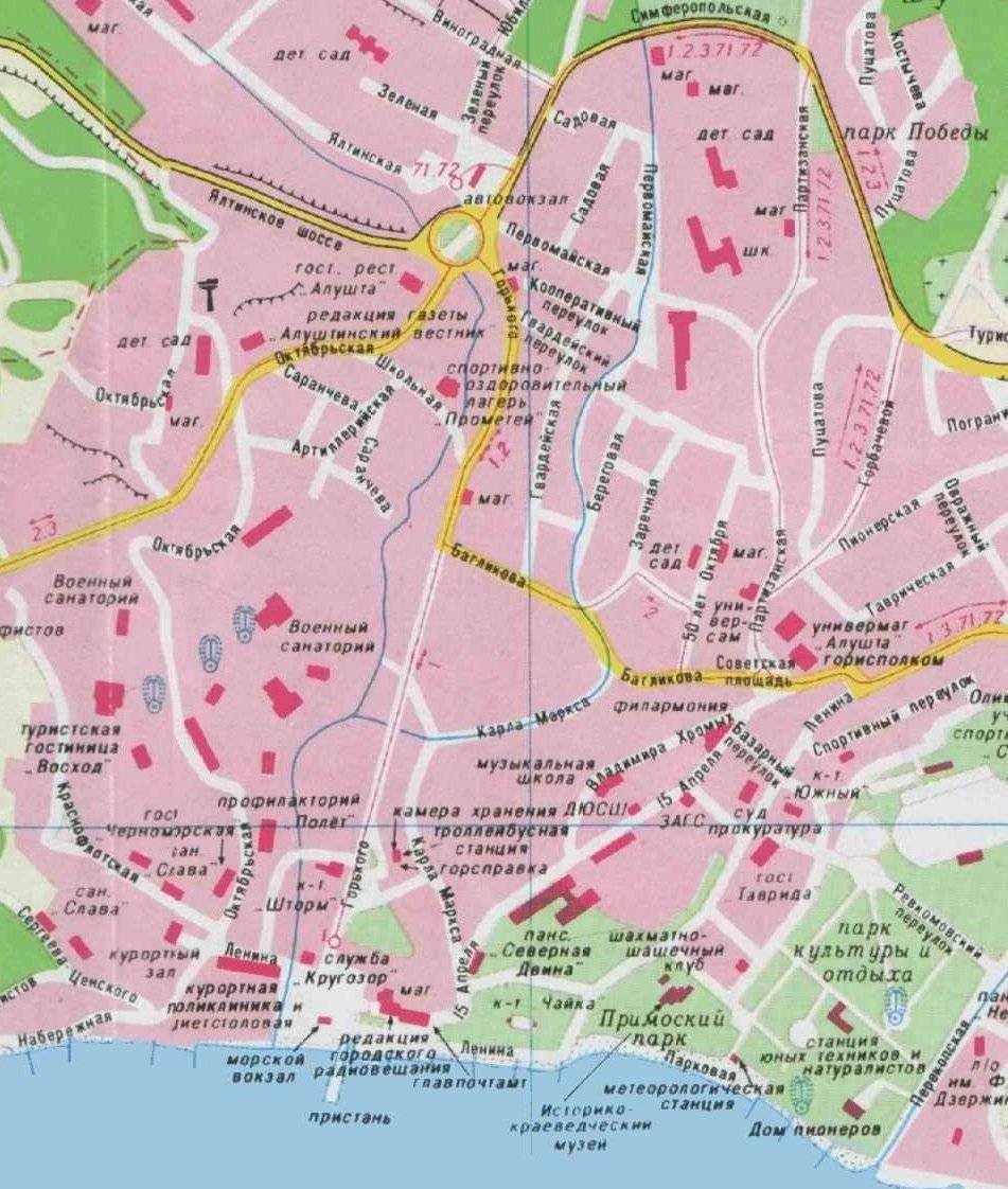 Показать на карте алушту. Алушта карта города с улицами. Карта Алушта Крым с улицами. Карта г.Алушта с улицами. Карта Алушты с улицами.